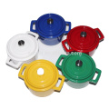 factory price mini size small cast iron casserole pots